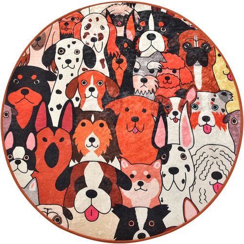 Colourful Cotton Prostirka kupaonska Dogs (140) slika 2