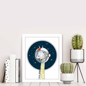 BCT-063 Višebojna Ukrasna Slika sa Okvirom od MDF-a