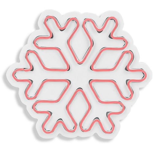 Wallity Ukrasna plastična LED rasvjeta, Snowflake - Pink slika 15