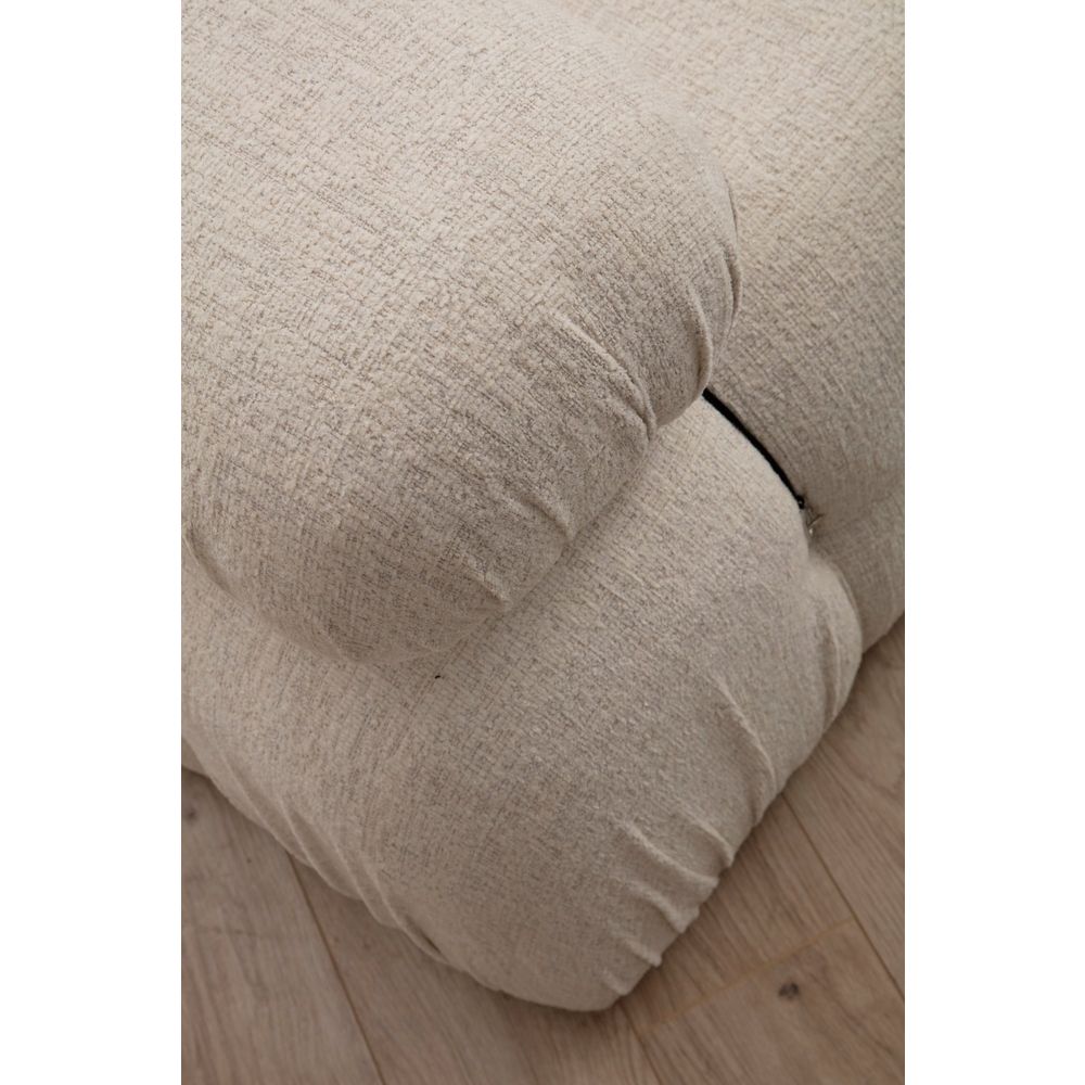 Bubble Pouffe - Krem Tabauret od Bouclette Tkanine slika 4