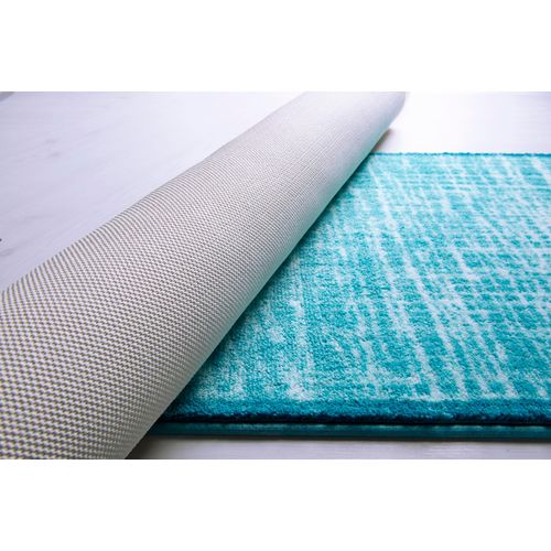 Colourful Cotton Kupaonski tepih, Stream - Turquoise (80 x 140) slika 3