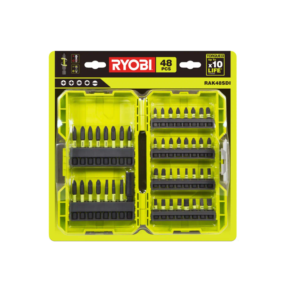 Ryobi - 48-dijelni set IMPACT bitova i burgija RAK48SDI slika 1