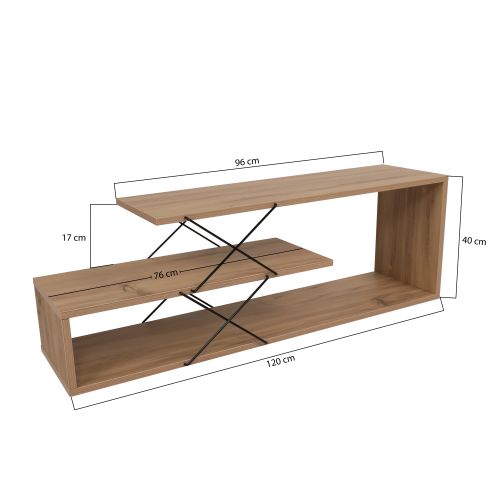 Woody Fashion Stalak za televizor, hrast, Zigzag - Oak slika 13