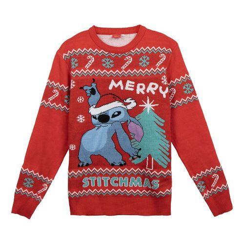 Muški Pulover Stitch Crvena XS slika 1