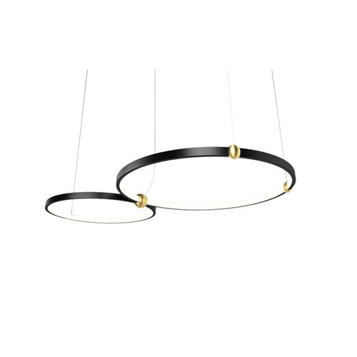 TOOLIGHT Led svjetiljka Black Ring + daljinski upravljač APP763-30-50 slika 8