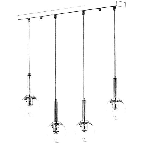 AV-1781-4KY Chrome Chandelier slika 2