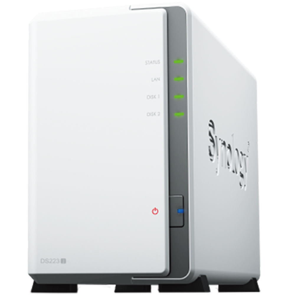 Synology DS223j NAS Server, Tower, 2-bay 3.5'' SATA HDD/SSD slika 1