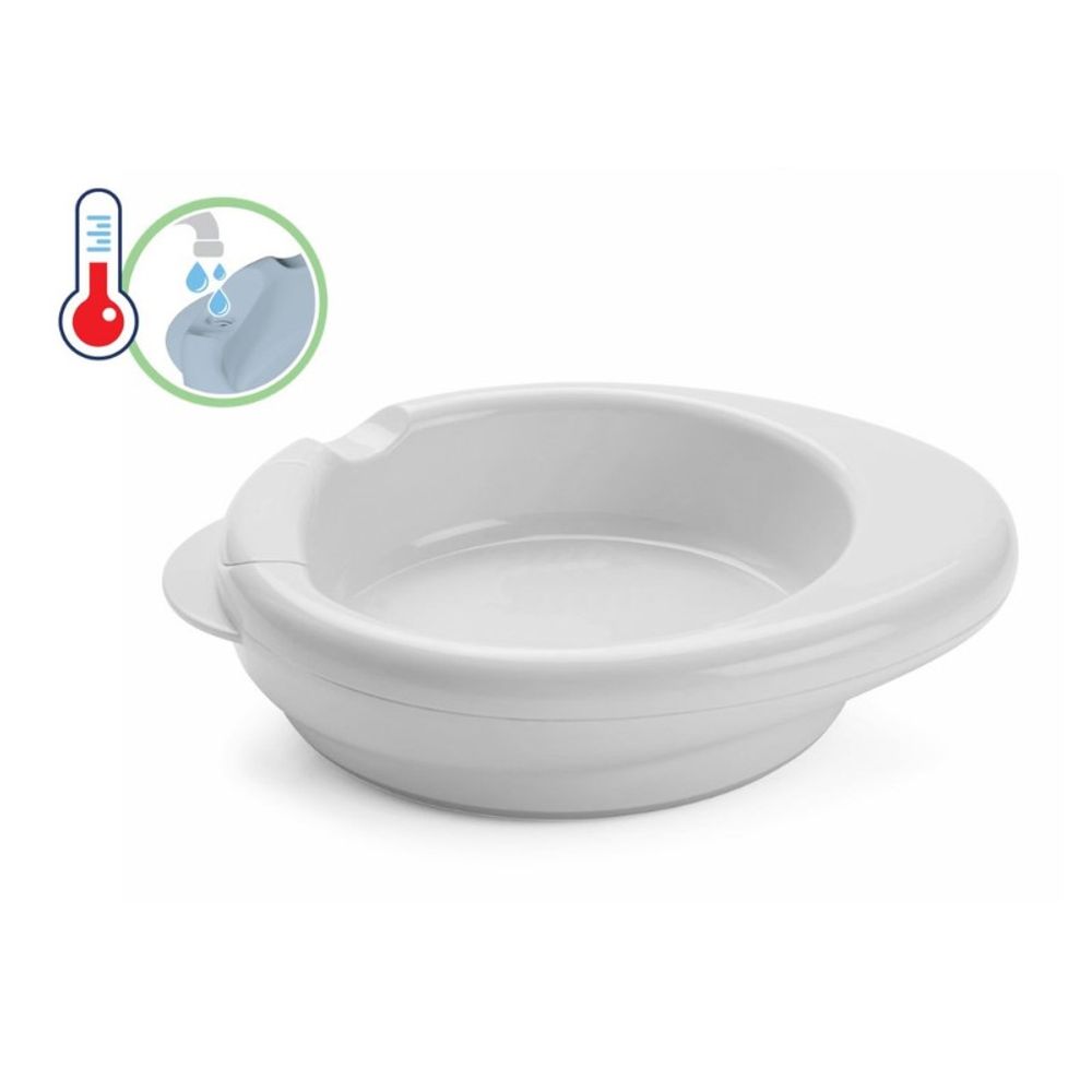Chicco Dječiji tanjir Warmy, Grey slika 2