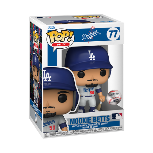 Funko Pop MLB: Dodgers - Mookie Betts (Alternativni Dres) slika 1