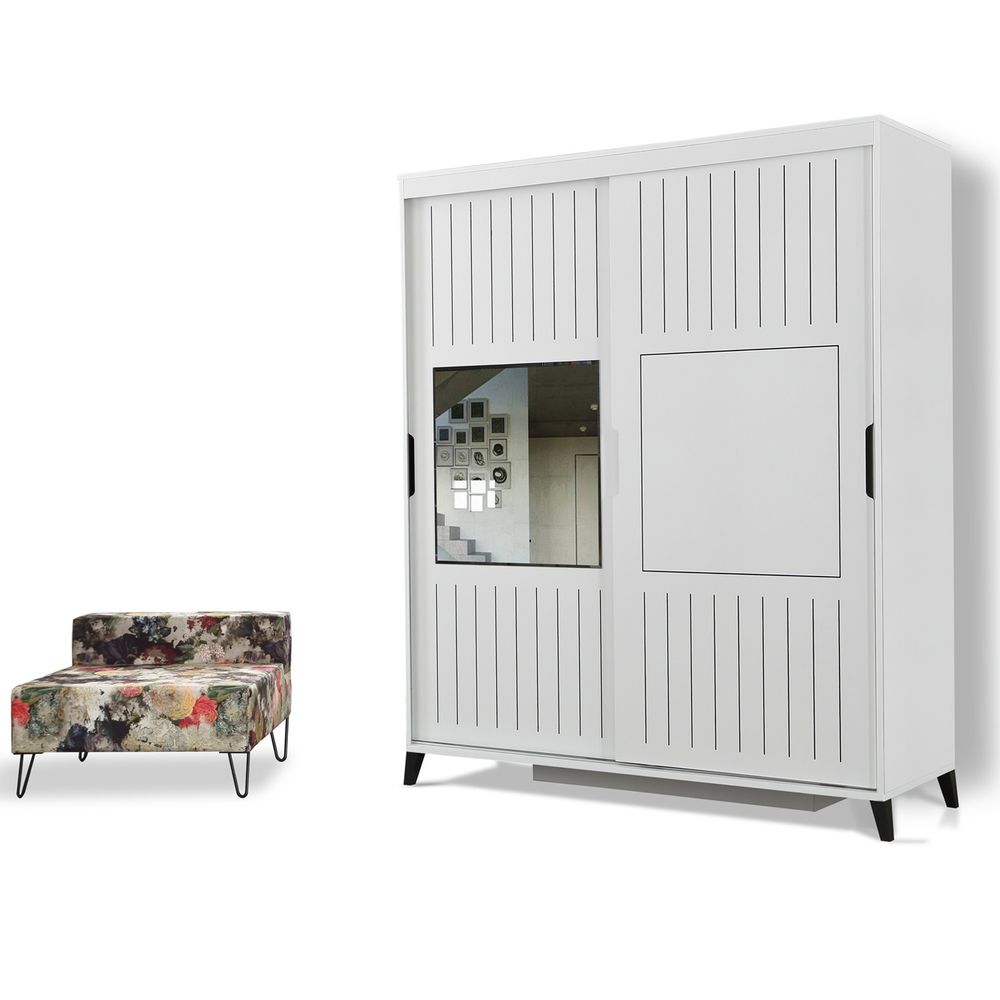 Pasific Home Fuga 150 - Bijela Garderoba slika 5
