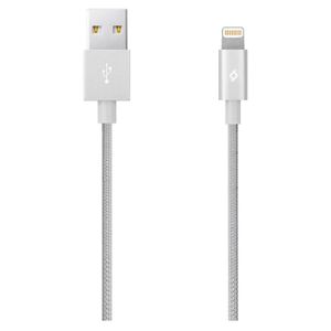 Ttec Kabel - MFi (Apple license) - Lightning to USB (1,20m) - Silver - Alumi Cable