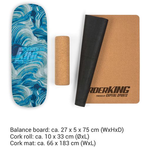 BoarderKING Indoorboard Flow daska za ravnotežu, Waves slika 7