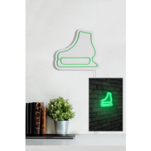 Wallity Ukrasna plastična LED rasvjeta, Ice-Skate - Green slika 3