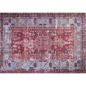 Soul Chenille - Red AL 134  Multicolor Hall Carpet (75 x 150)