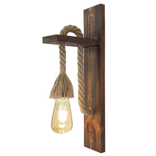 Zidna Lampa od Punog Bora 'Ahşap Aplik 23 Walnut' slika 9