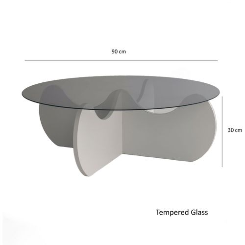 Himalayas White Coffee Table slika 9