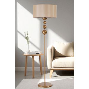 Opviq Podna lampa 252, bež, zlatna