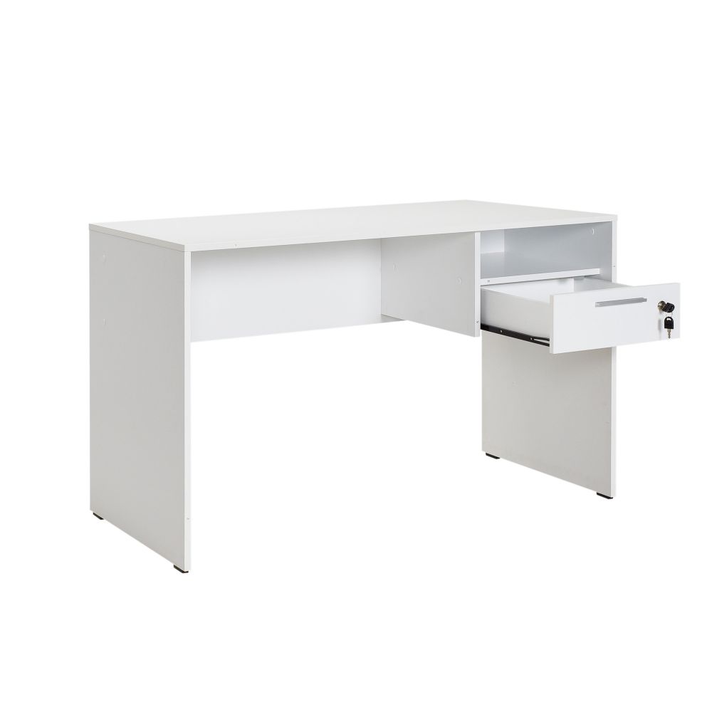 CMS-510-DD-1 Bijeli Radni Stol slika 4