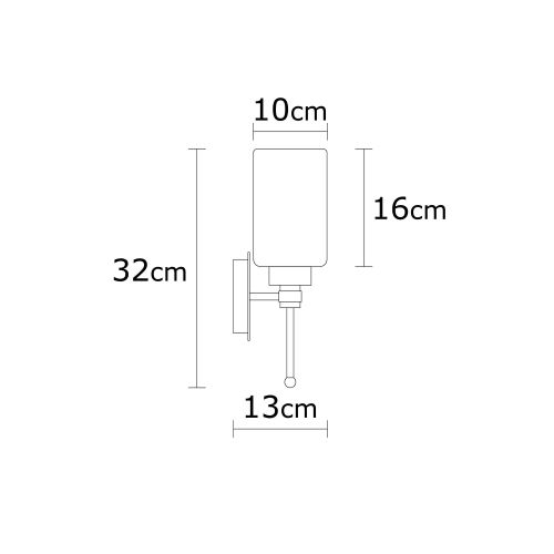 Opviq Zidna lampa, 525NOR3119 slika 3