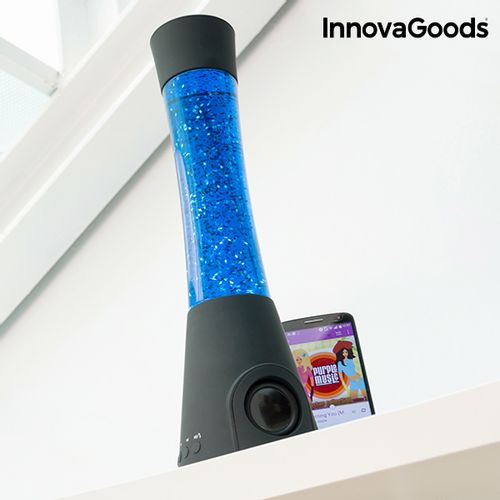 InnovaGoods Lava svjetiljka s bluetooth zvučnikom i mikrofonom 12x40cm slika 7