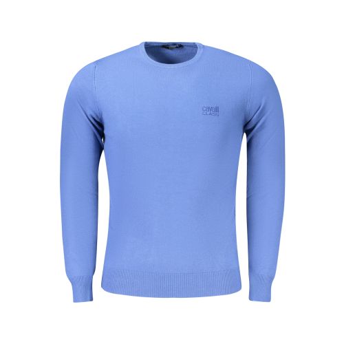 CAVALLI CLASS MEN'S BLUE SWEATER slika 1