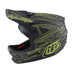 Kacige TLD D3 Fiberlite Spiderstripe Gray/Yellow