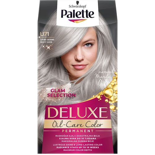 Palette Deluxe Farba za kosu U71 Ledena srebrna slika 1