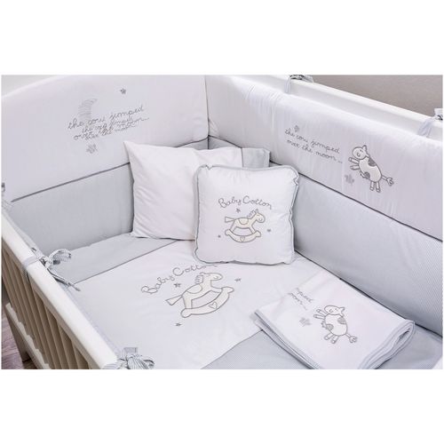 Baby Cotton (80x130 Cm) Grey
White Baby Sleep Set slika 2