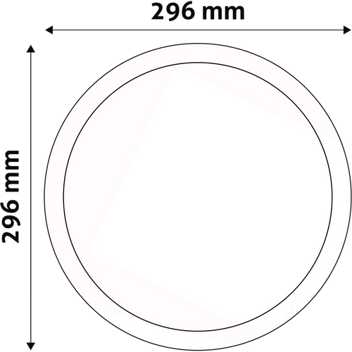 Avide Plafonjera LED, ugradna, 24W, 2000 lm, 4000K, IP20 - ACRPNW-R-24W-ALU slika 3