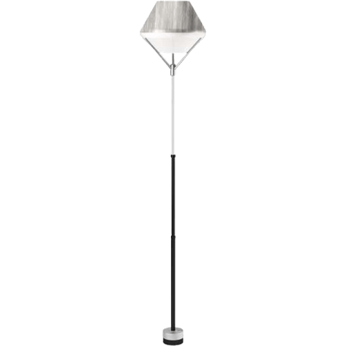 ALLOCACOC 10420GW/EULSTS LED Tulip lampa, drvena, podna, siva slika 1