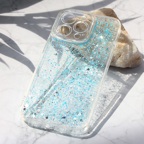 Maska Glitter za iPhone 13 Pro 6.1 plava slika 1