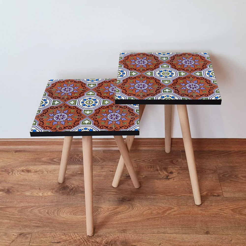 Nesting stolovi 2Shp51 - (2 komada) - boje: više boja slika 1