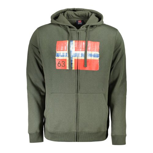 NORWAY 1963 MEN'S ZIP-UP SWEATSHIRT GREEN slika 1