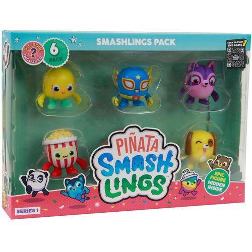 Pinata Smashlings : SMASHLINGS - S1 FIGURICE DELUXE BOX 6PK - sort slika 2