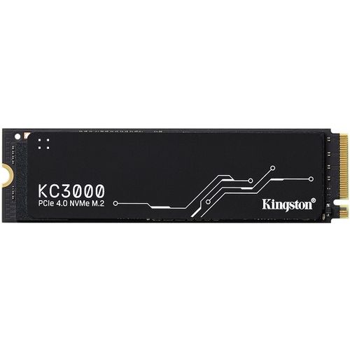 Kingston SKC3000S/1024G M.2 NVMe 1TB, 2280, PCIe Gen 4x4, KC3000, 3D TLC NAND, Read up to 7,000 MB/s, Write up to 6,000 MB/s (single sided), Includes cloning software slika 1