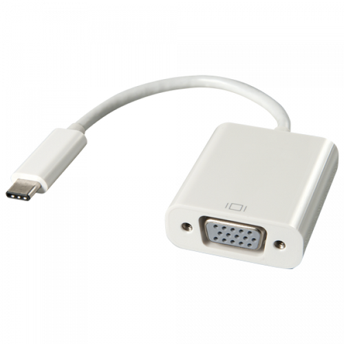 FAST ASIA adapter-konverter USB C 3.1 na VGA (m/ž) (Beli) slika 1