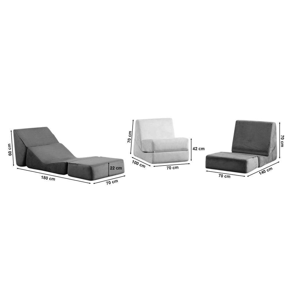 1-sjedalni sofa-krevet Origami slika 7