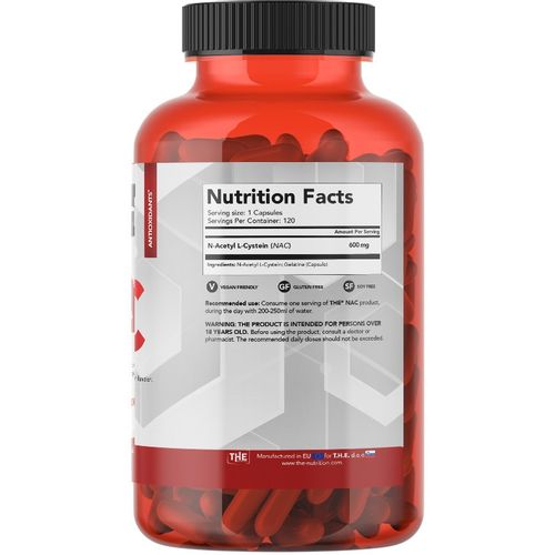 The Nutrition NAC (N-Acetyl L-Cystein ) 600 mg - 120 tableta slika 2