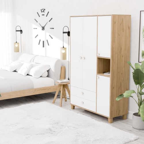 Lisa 3522 Oak
White Wardrobe slika 1