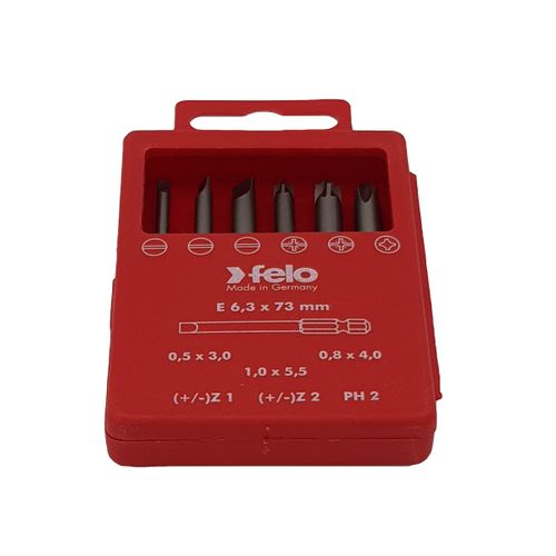 Set bitova Felo Industrial Bit-box Profi 73 mm SL/PH/XENO 03192716 6 kom slika 4