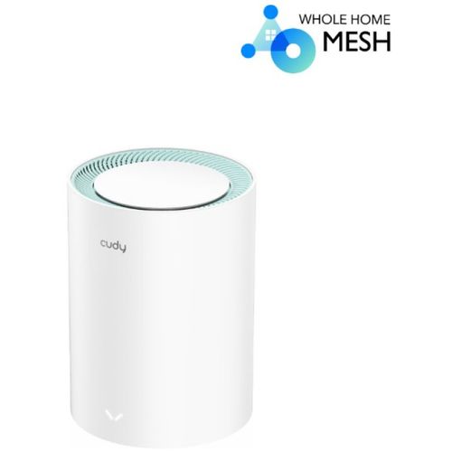 Cudy M1300 1-pack AC1200 Dual Band 2.4Ghz+5Ghz WiFi MESH, GiGABIT, 4x Antena 16MB/128DDR, 16/128mb slika 1