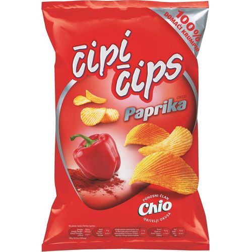 Čipi čips paprika 130g slika 1