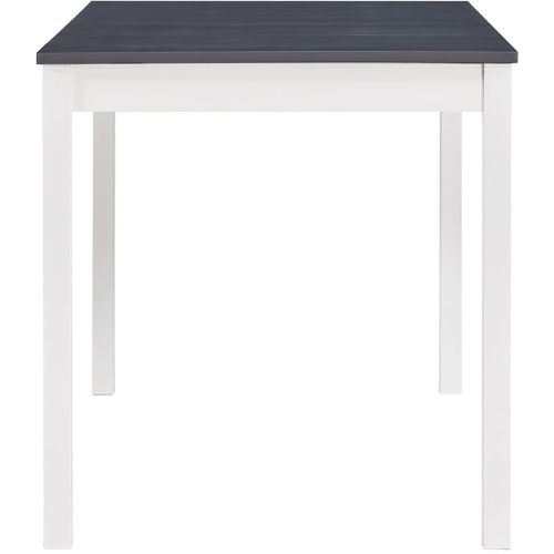 Blagavaonski stol bijelo-sivi 140 x 70 x 73 cm od borovine slika 4