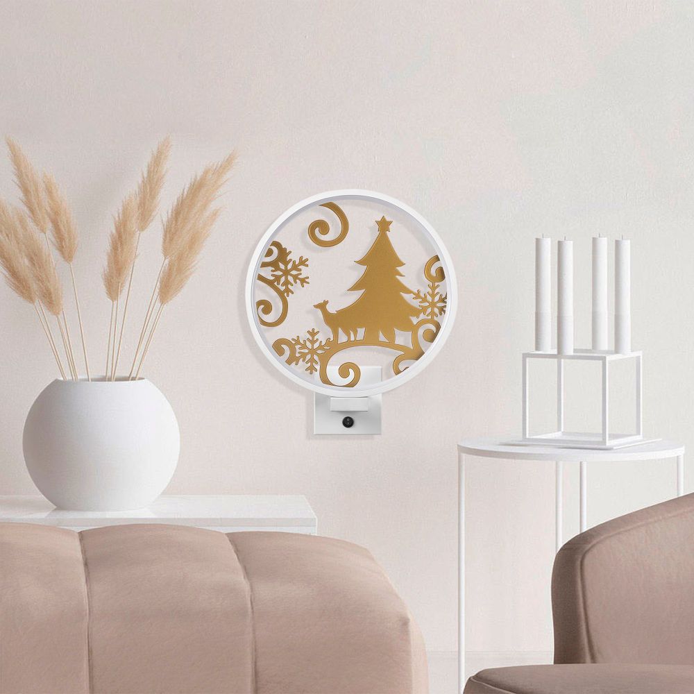Zidna lampa XMAS27 White Gold slika 3
