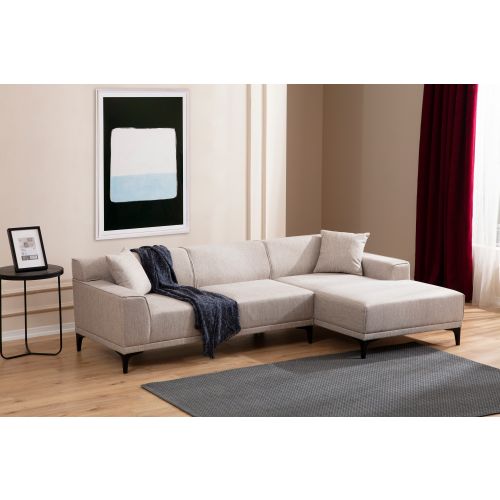 Atelier Del Sofa Kutna garnitura, Bijela, Petra R Corner - White slika 3