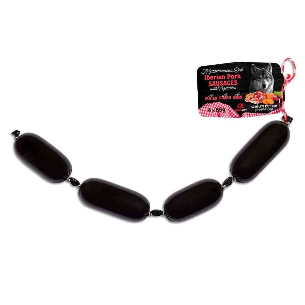 Alpha Spirit Mediterranean kobasica iberijska svinja s povrćem 4x65g slika 1