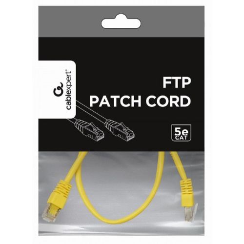 PP22-0.5M/Y Gembird Mrezni kabl FTP Cat5e Patch cord, 0.5m yellow slika 4