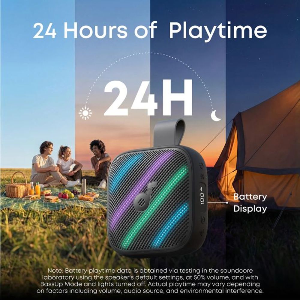 Anker Soundcore Boom Go 3i prijenosni Bluetooth zvučnik, crni slika 3
