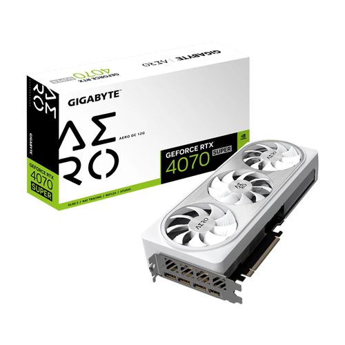 GIGABYTE nVidia GeForce RTX 4070 SUPER AERO OC 12GB GV-N407SAERO OC-12GD grafička karta slika 1