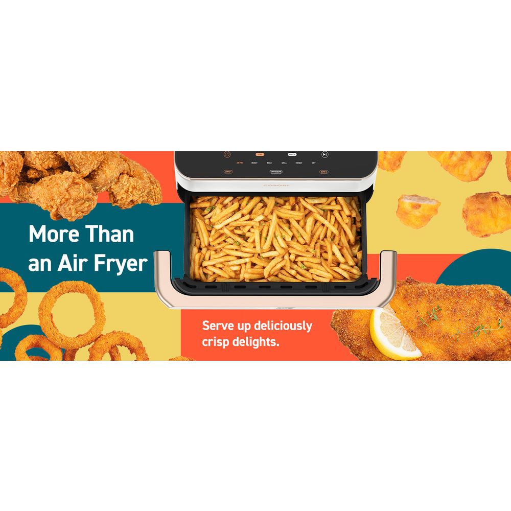 COSORI Dual Blaze Twinfry™ 10-Litre Air Fryer slika 11